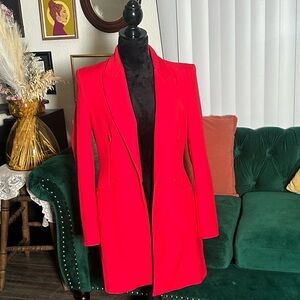 Zara Vibrant Red Blazer